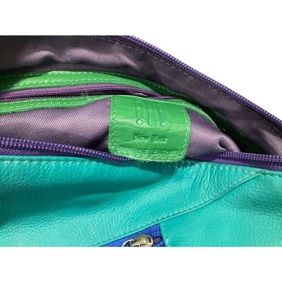 ILI Leather Purse Cross Body 9" x 11" - Picture 4 of 6